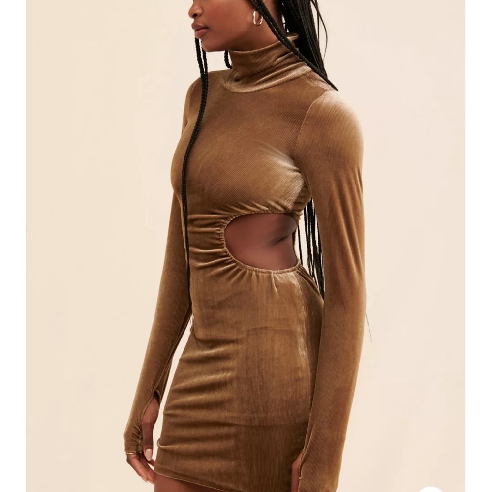 AFRM Lorin Velvet Mini Dress